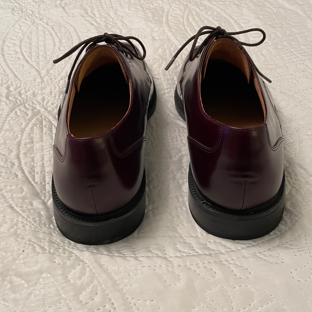 ROCKPORT Men’s Brown Leather Dress Shoes Size 12 Lace Up Tie Shoes Like New - Picture 4 of 14